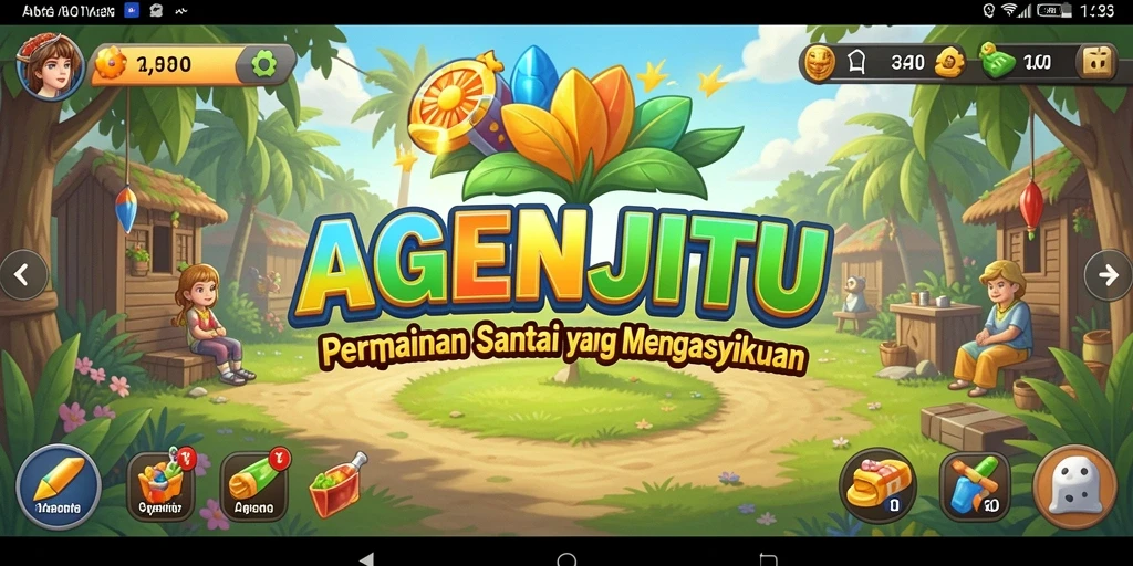 Screenshot utama AGENJITU menampilkan gameplay yang menyenangkan dan interaktif.
