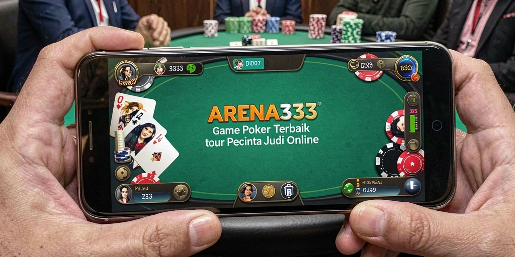 Gameplay seru poker di ARENA333 dengan grafis menawan.
