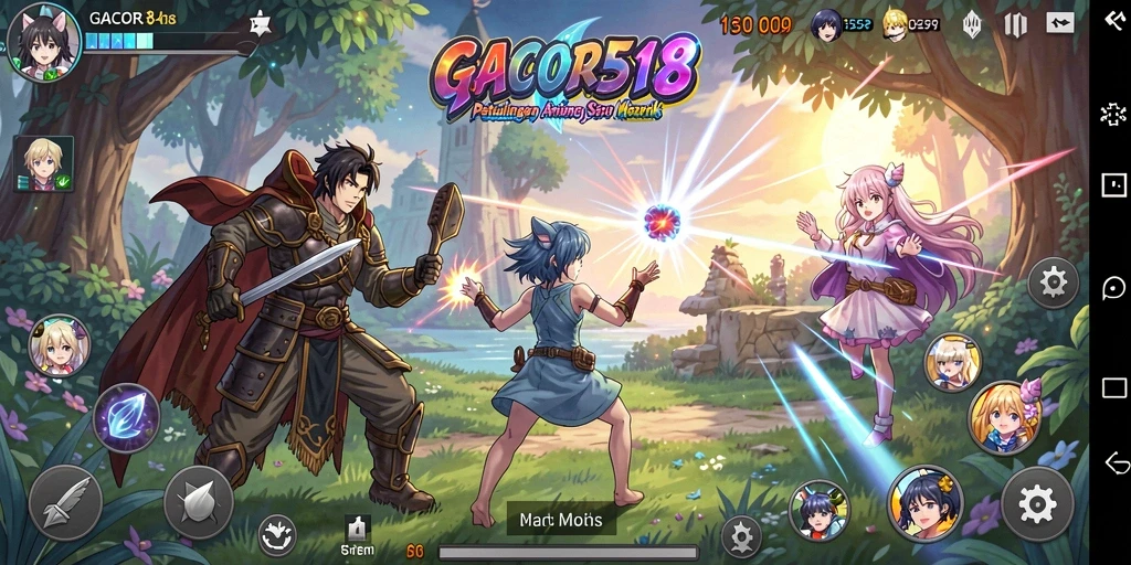 Tampilan menarik dari gameplay GACOR518 yang penuh petualangan anime.