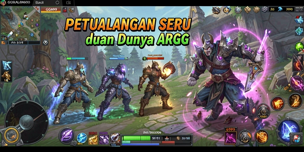 Gameplay seru dan grafis menakjubkan dalam GG999 ARPG.