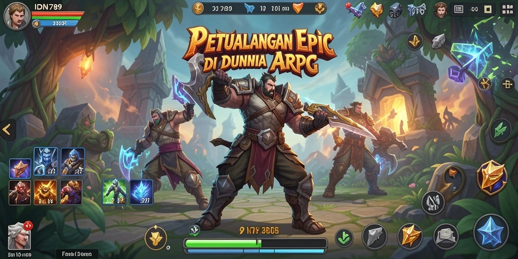 Gameplay seru dan dinamis di dunia fantasi ARPG.
