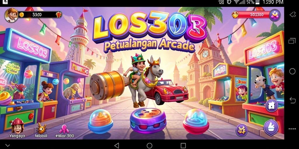 Tangkapan layar utama menunjukkan gameplay seru dari LOS303 yang penuh aksi.