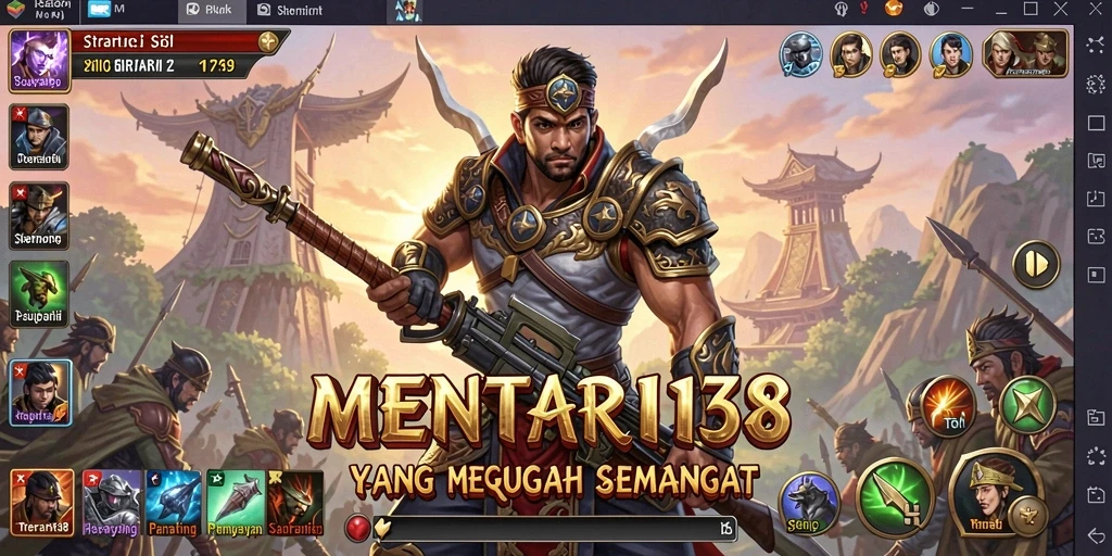 Screenshot gameplay MENTARI138 menampilkan serangan strategi yang intens.