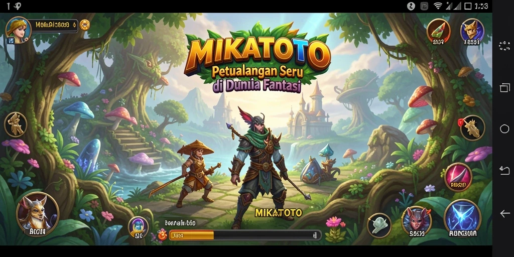 Tampilan gameplay petualangan seru MIKATOTO.