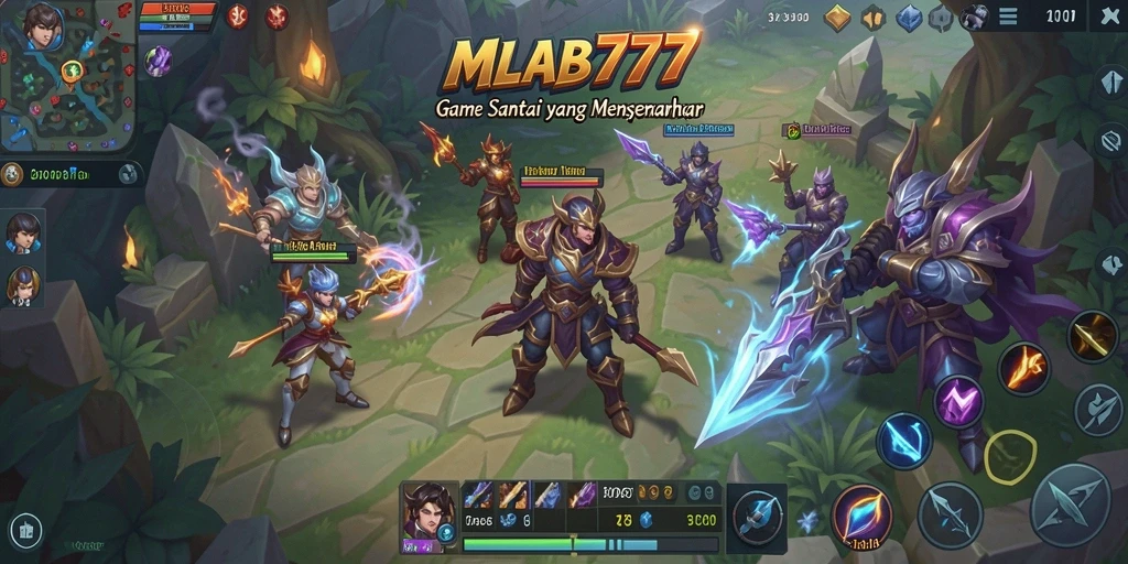 Tangkapan layar utama MLBB777, menunjukkan keseruan gameplay Casual.