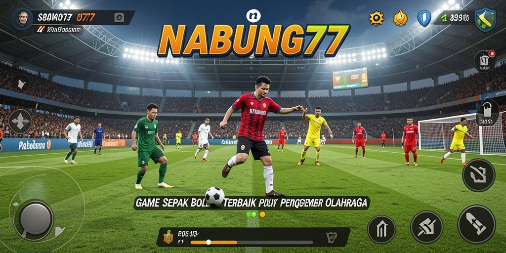 Tampilan menarik dari gameplay <strong>NABUNG77</strong> yang penuh aksi sepak bola.
