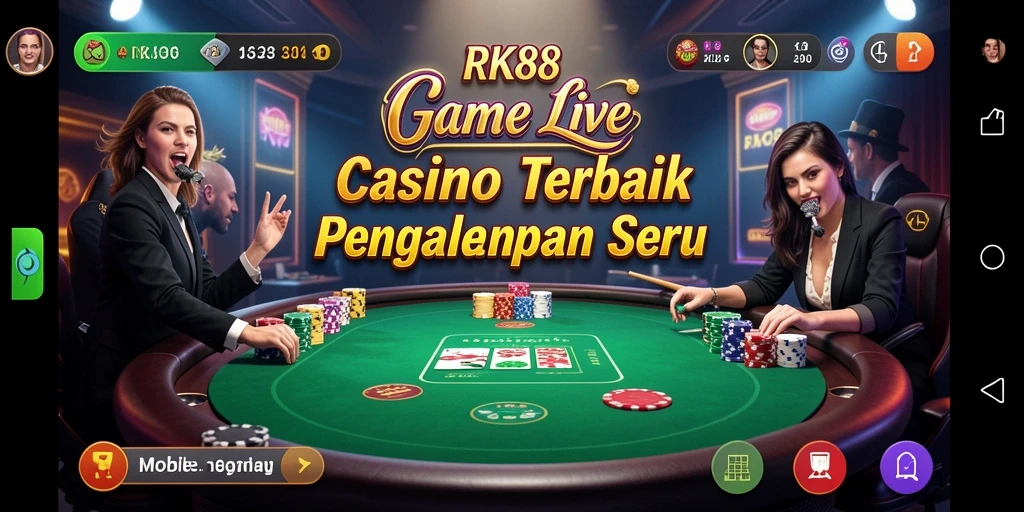 Gameplay Live Casino yang menarik dan interaktif di RK88.