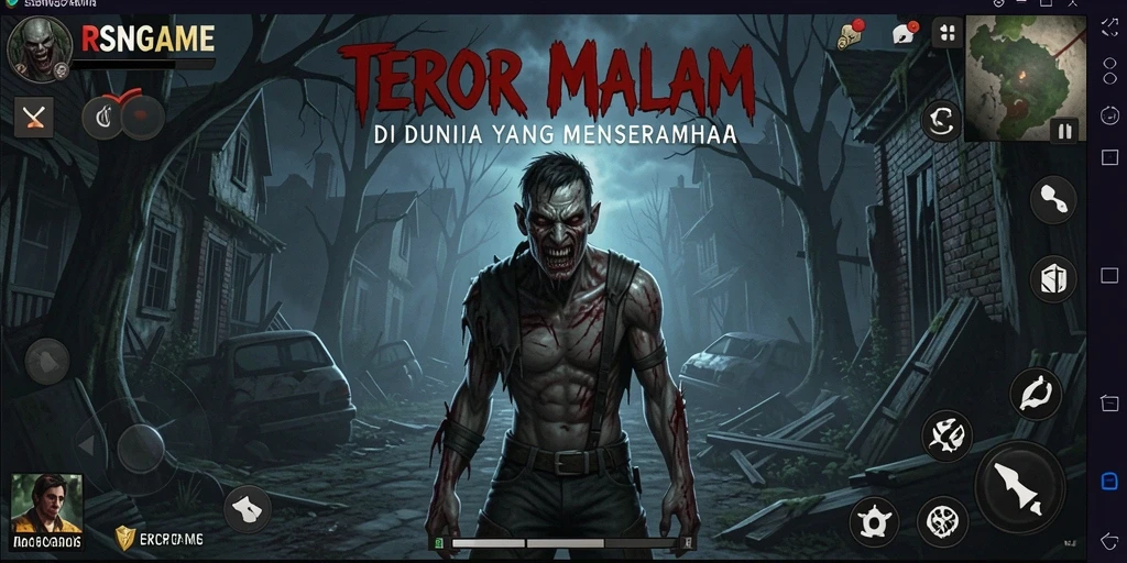 Tampilan mencekam gameplay RSNGAME yang memacu adrenalin.