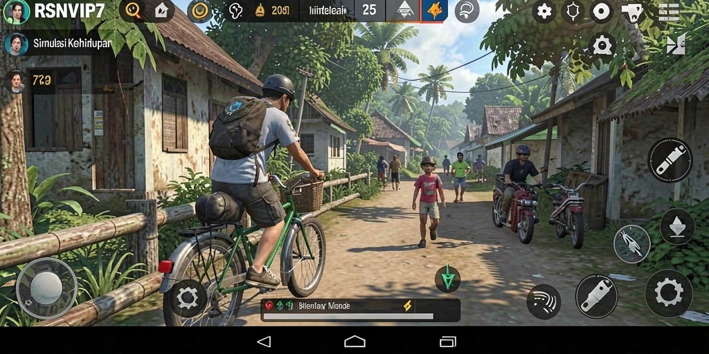 Tampilan menarik dari gameplay RSNVIP7 dalam simulasi kehidupan yang mendalam.
