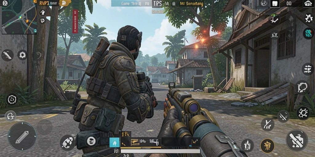 Tampilan gameplay RVIP3 yang menampilkan aksi seru dan grafis menawan.