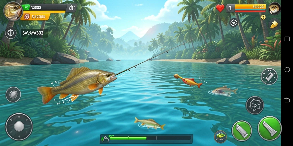 Gameplay SAVAYA303 dengan aksi memancing yang seru dan grafik yang menawan.