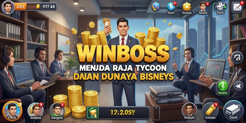 Tampilan utama gameplay WINBOSS yang menarik dan interaktif.