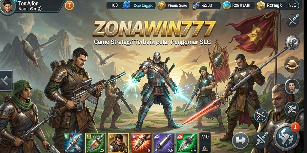 Screenshot ZONAWIN777 menunjukkan gameplay strategis yang mendebarkan.